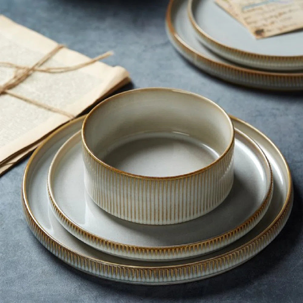 Azal Stoneware Dinnerware Sets, Dish Set