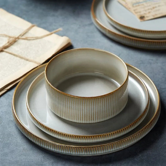 Azal Stoneware Dinnerware Sets, Dish Set