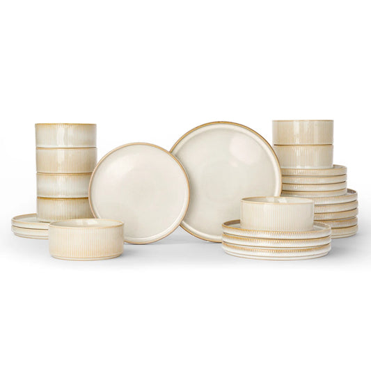 Famiware 24 Piece Dinnerware Sets, Dish Sets for 8