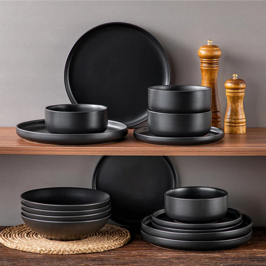 Playa 16 Piece Stoneware Dinnerware Set - Service for 4 (Set of 16)