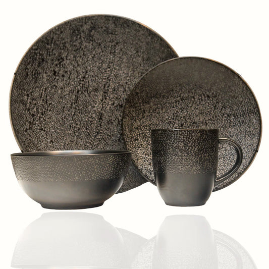 Matrix 16 Piece Dinnerware Set, Service for 4