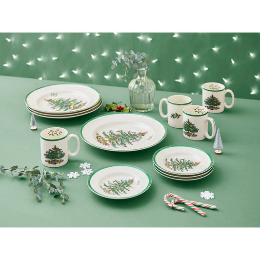 12-Piece Dinnerware Set with Plates & Mugs, Service for 4