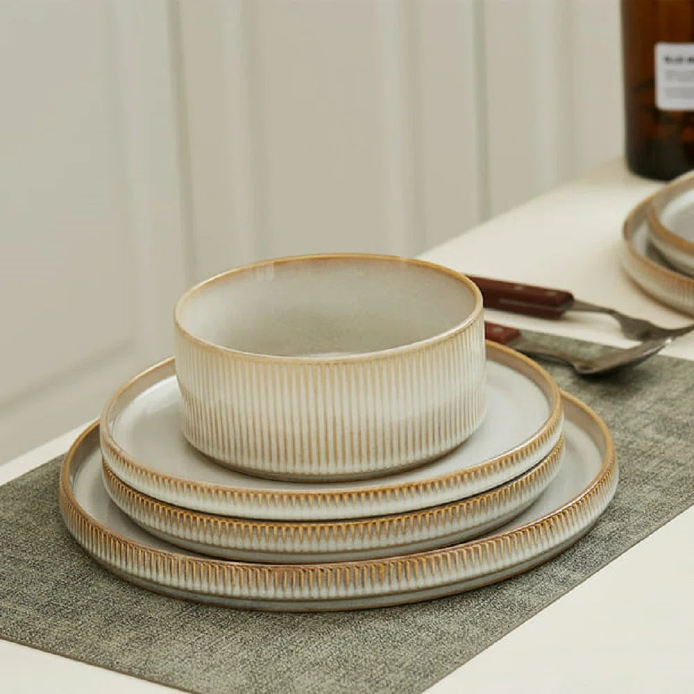 Azal Stoneware Dinnerware Sets, Dish Set