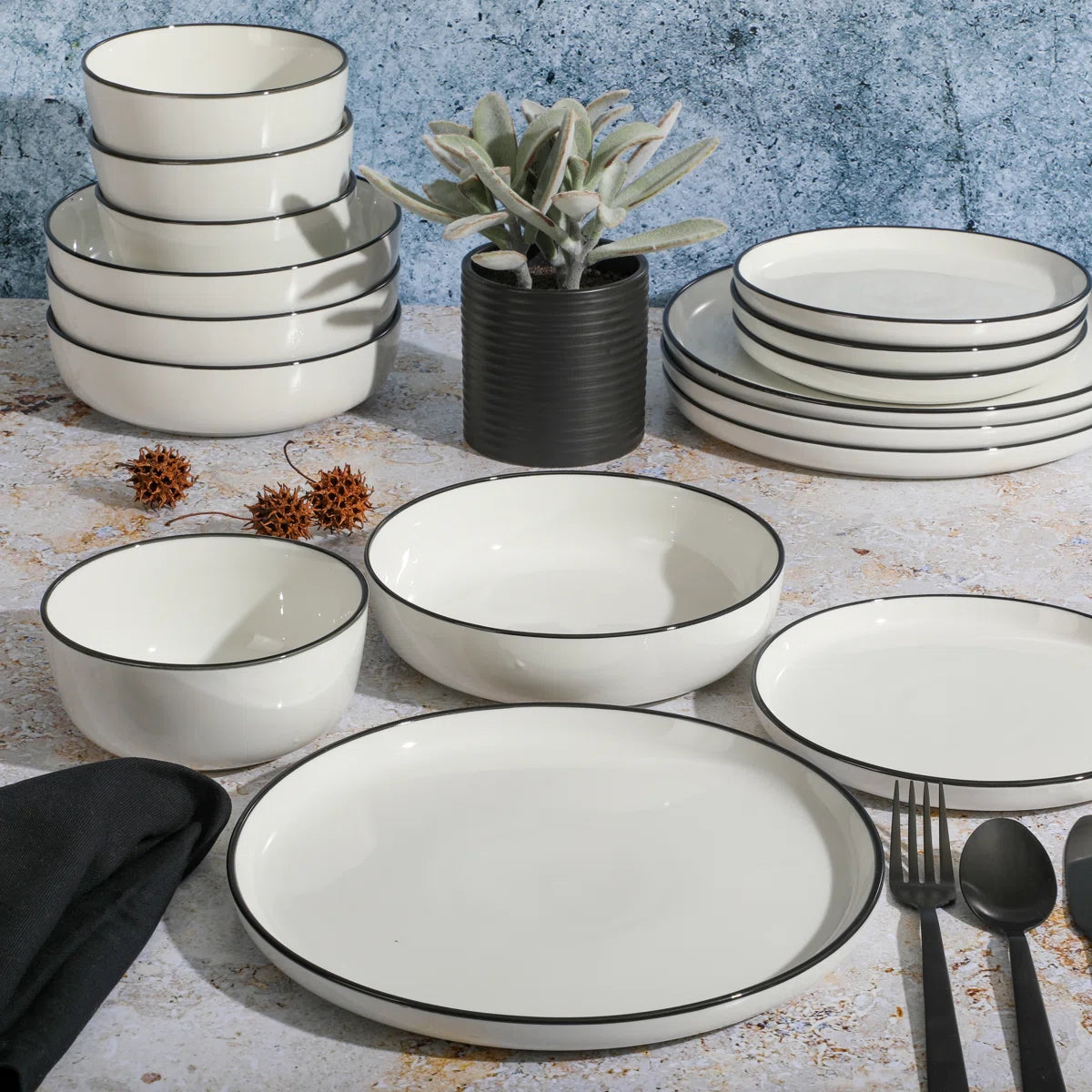 Oslo 16 Piece Dinnerware Set